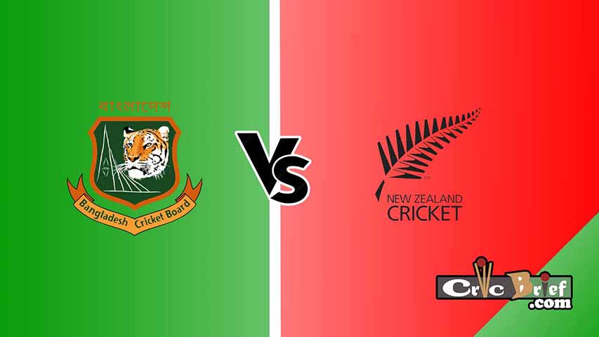 Bangladesh Vs New Zealand Match Schedule 2021/22 - CricBrief.com